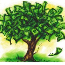 Схема вышивки «денежное дерево»