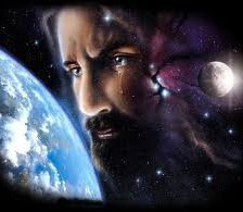 Оригинал схемы вышивки «Иисус взгляд на вселенную» (№195762)