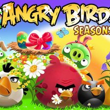 Оригинал схемы вышивки «Angry Birds» (№199092)