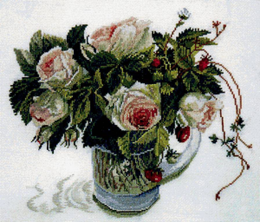 Розы - букет, цветы, цветочное, розы - предпросмотр