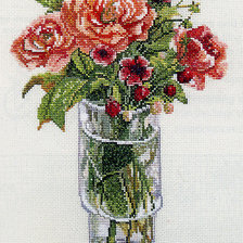 Оригинал схемы вышивки «Розы» (№200853)
