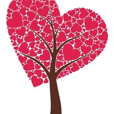 Оригинал схемы вышивки «Дерево любви» (№202727)