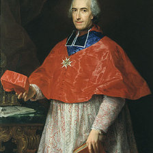 Схема вышивки «Помпео Батони .Портрет кардинала Жан-Франсуа де Рожешуара.»