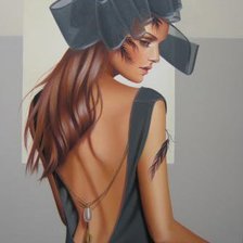 Схема вышивки «женский образ в живописи»