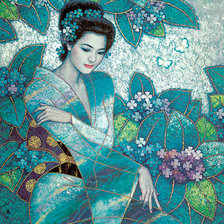 Оригинал схемы вышивки «китайская живопись» (№212488)