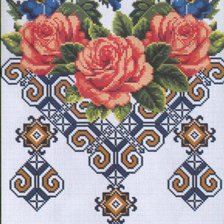 Оригинал схемы вышивки «розы2» (№213491)