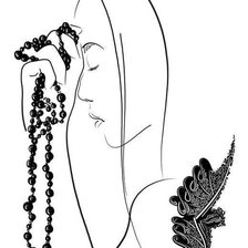 Схема вышивки «Красота женщины. Молитва»