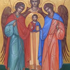 Схема вышивки «архангелы Михаил и Гавриил»