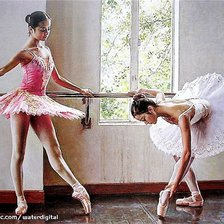 Схема вышивки «балерины»