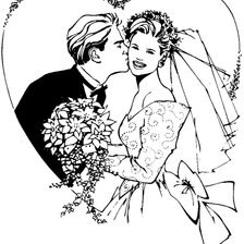 Схема вышивки «свадьба»