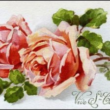 Оригинал схемы вышивки «Розы» (№228021)