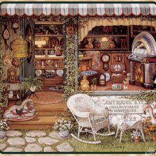 Схема вышивки «Весёлый дом от Janet Kruskamp»