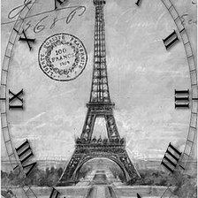 Схема вышивки «Часы "Париж"»