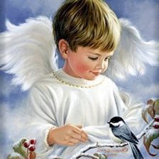 Схема вышивки «ангелок»