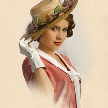 Оригинал схемы вышивки «женский образ» (№239166)