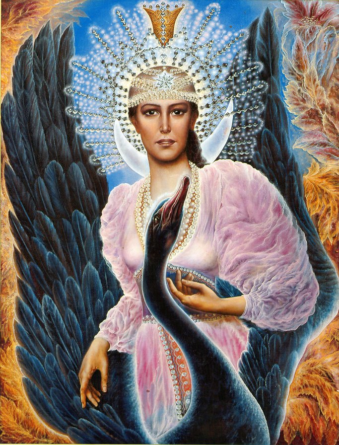 царевна Лебедь - женщина, фентези., картина - оригинал