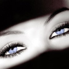Оригинал схемы вышивки «красивые глаза» (№245690)
