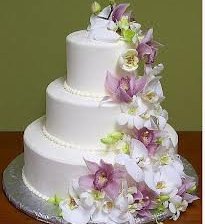 Схема вышивки «Свадебный тортик.»