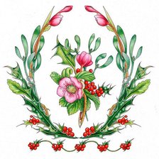 Оригинал схемы вышивки «цветочек» (№255901)