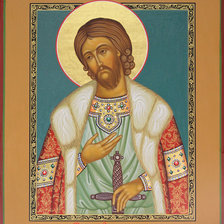 Оригинал схемы вышивки «Святой благоверный князь Александр Невский» (№256323)