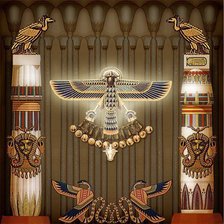 Схема вышивки «Подушка "Египет"»