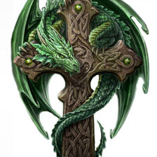 Схема вышивки «Кельтский дракон (2)»