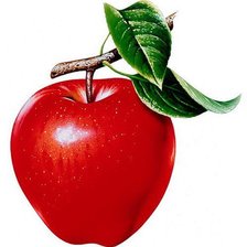 Оригинал схемы вышивки «яблоко» (№258362)