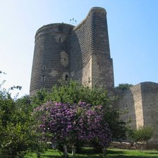 Схема вышивки «Девичья башня г. Баку»