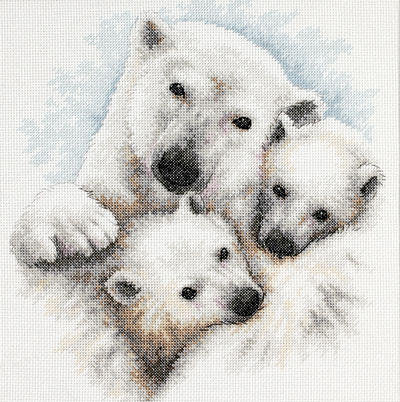 белые медведи - медведи, нежность - оригинал