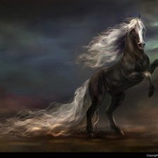 Схема вышивки «магическая лошадь»