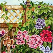 Оригинал схемы вышивки «В саду» (№263040)