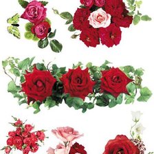 Схема вышивки «орнамент из роз»
