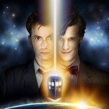 Схема вышивки «Два Доктора»
