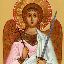 Оригинал схемы вышивки «Святой Ангел-хранитель» (№265167)