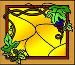 Схема вышивки «окно в сад»
