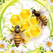 Оригинал схемы вышивки «пчелки» (№271710)