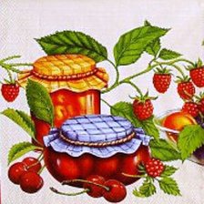 Оригинал схемы вышивки «Варенье и ягодки» (№272048)