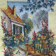 Оригинал схемы вышивки «Тележка садовника» (№273050)