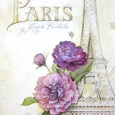 Схема вышивки «Цветы Парижа»