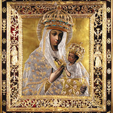 Схема вышивки «Будславская икона Божьей матери»