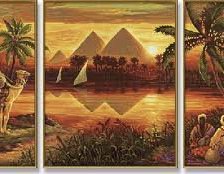 Схема вышивки «Триптих "Египет"»