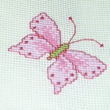 Оригинал схемы вышивки «бабочка» (№306580)