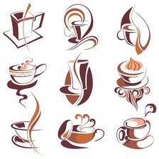 Схема вышивки «кофе-чашки»