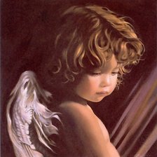 Схема вышивки «Мальчик-Ангелочек»