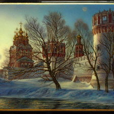 Оригинал схемы вышивки «Новодовичий монастырь» (№319952)