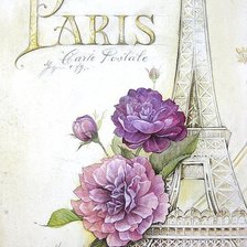 Оригинал схемы вышивки «С мечтой о Париже» (№320172)