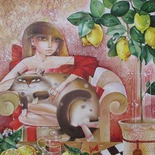 Схема вышивки «У лимона»