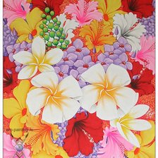 Схема вышивки «тропические цветы»