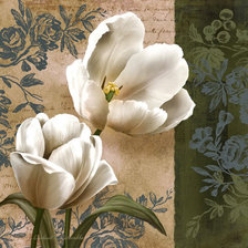 Схема вышивки «тюльпаны»
