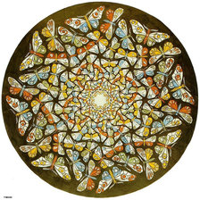 Схема вышивки «Эшер. Мир бабочек»
